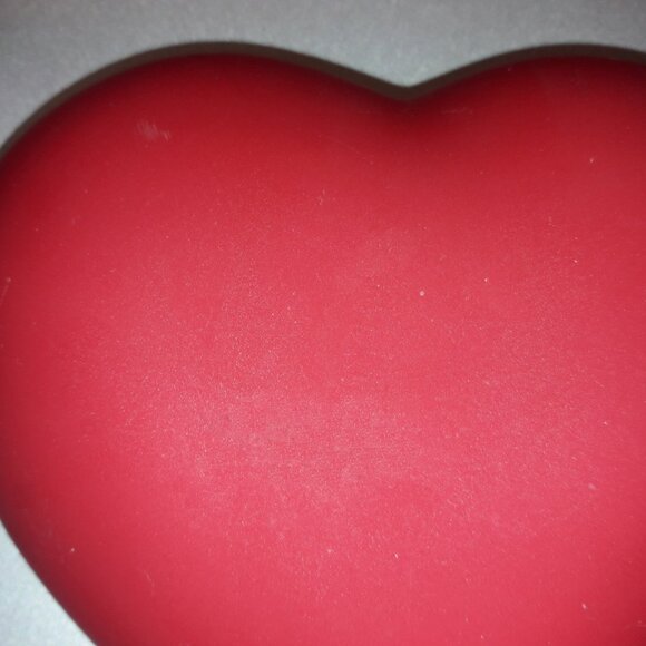 Rare Vintage IKEA Red Heart Wall Lamp Glass Metal Romance 90s Discontinued Light - Picture 5 of 10